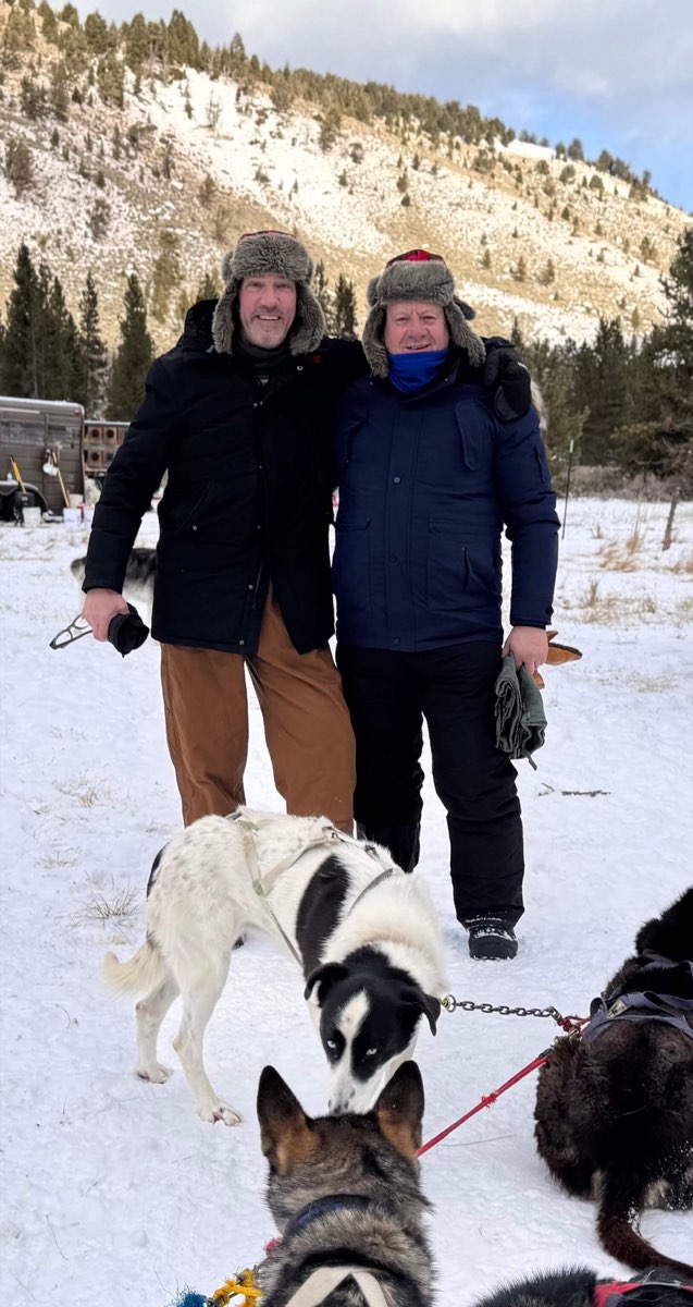 Dog sledding in Montana